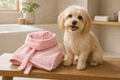 Microfiber Pet Bath Towel lifestyle image